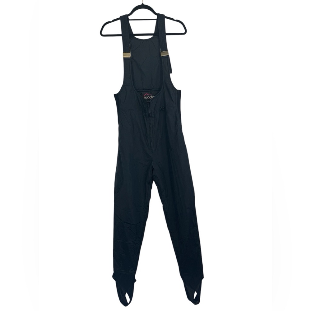 Vintage Snuggler Ski Bibs Women’s 12 Black